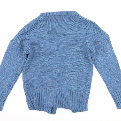MissLook Womens Blue   Cardigan Jumper Size S