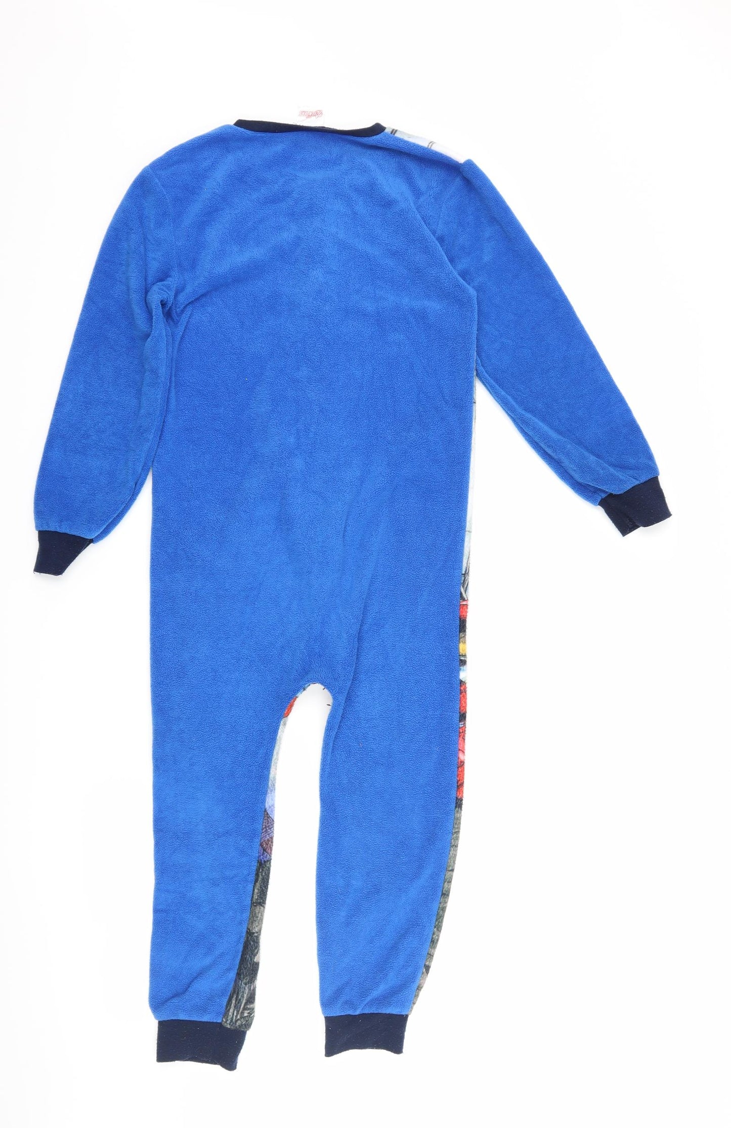 Matalan Boys Blue  Fleece  One Piece Size 7-8 Years  - marvel