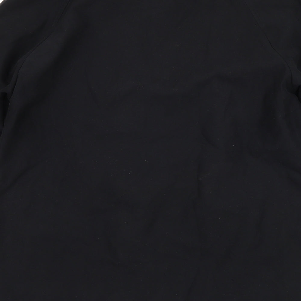 H&M Womens Black   Overcoat Coat Size 10