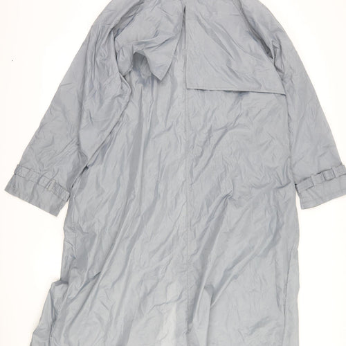 Preworn Womens Grey   Rain Coat Coat Size 16