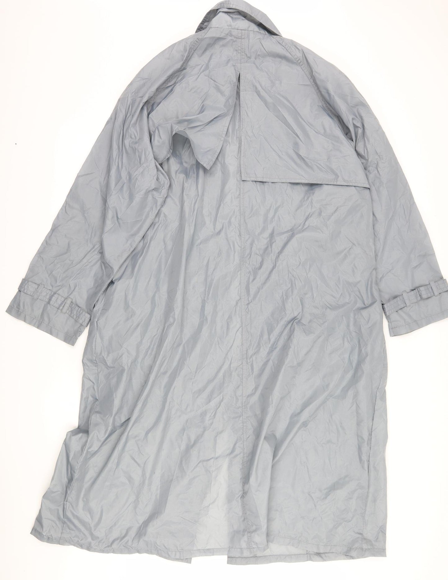 Preworn Womens Grey   Rain Coat Coat Size 16