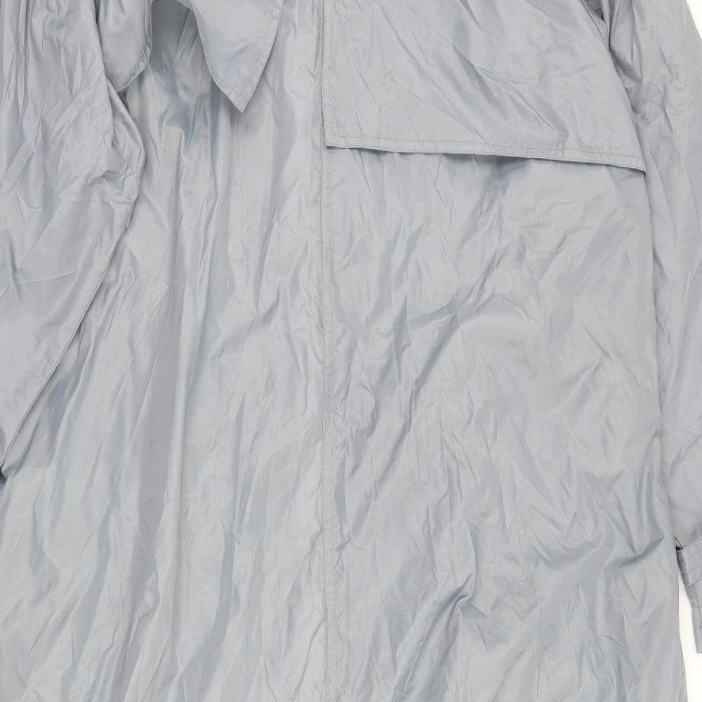 Preworn Womens Grey   Rain Coat Coat Size 16