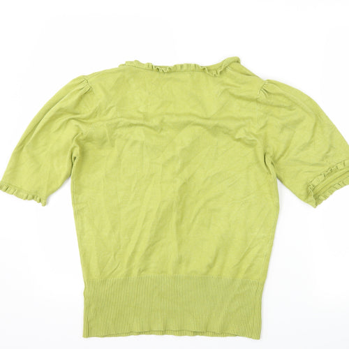 M&Co Womens Green   Basic T-Shirt Size L