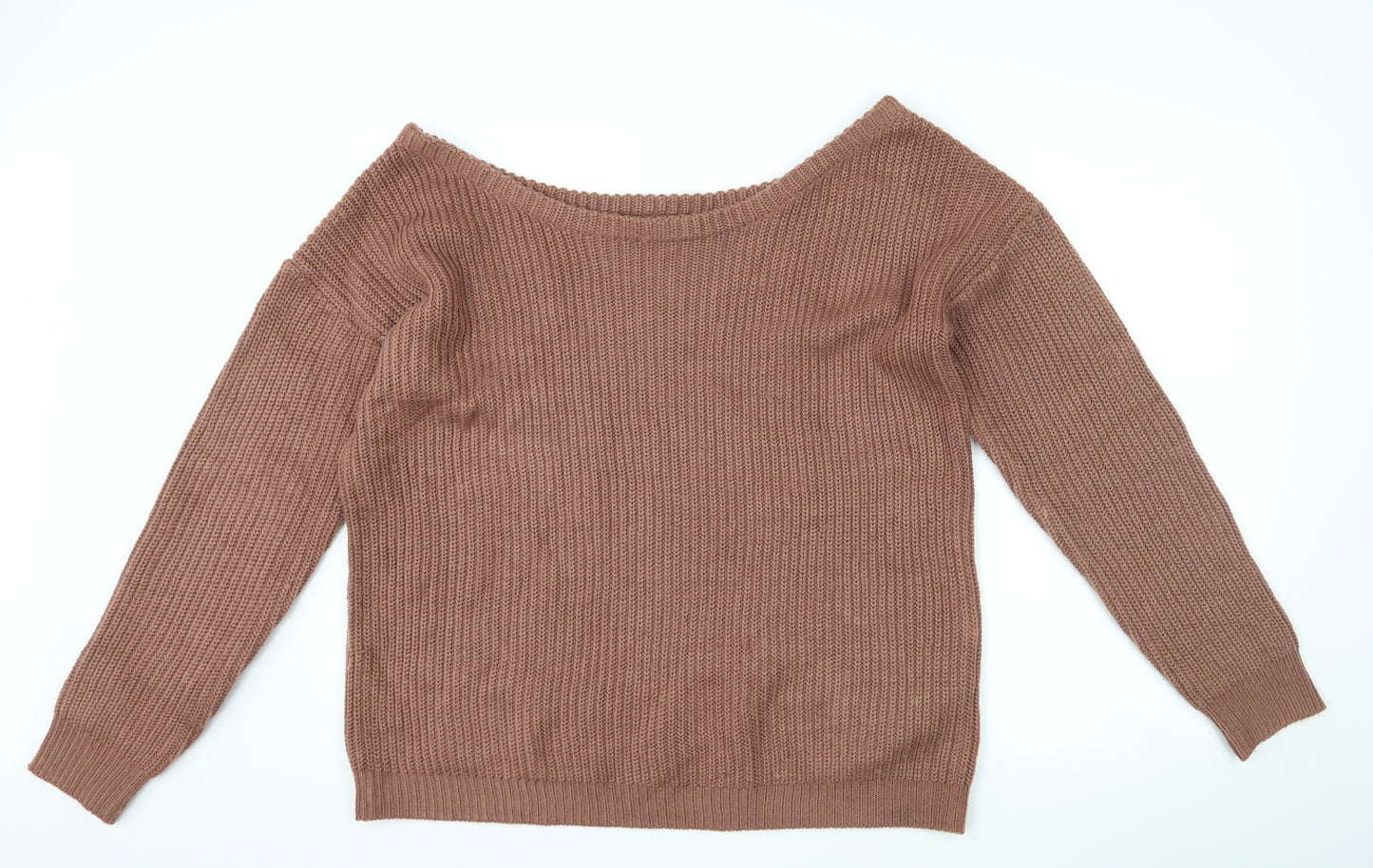 Misguided Womens Brown   Pullover Jumper Size M