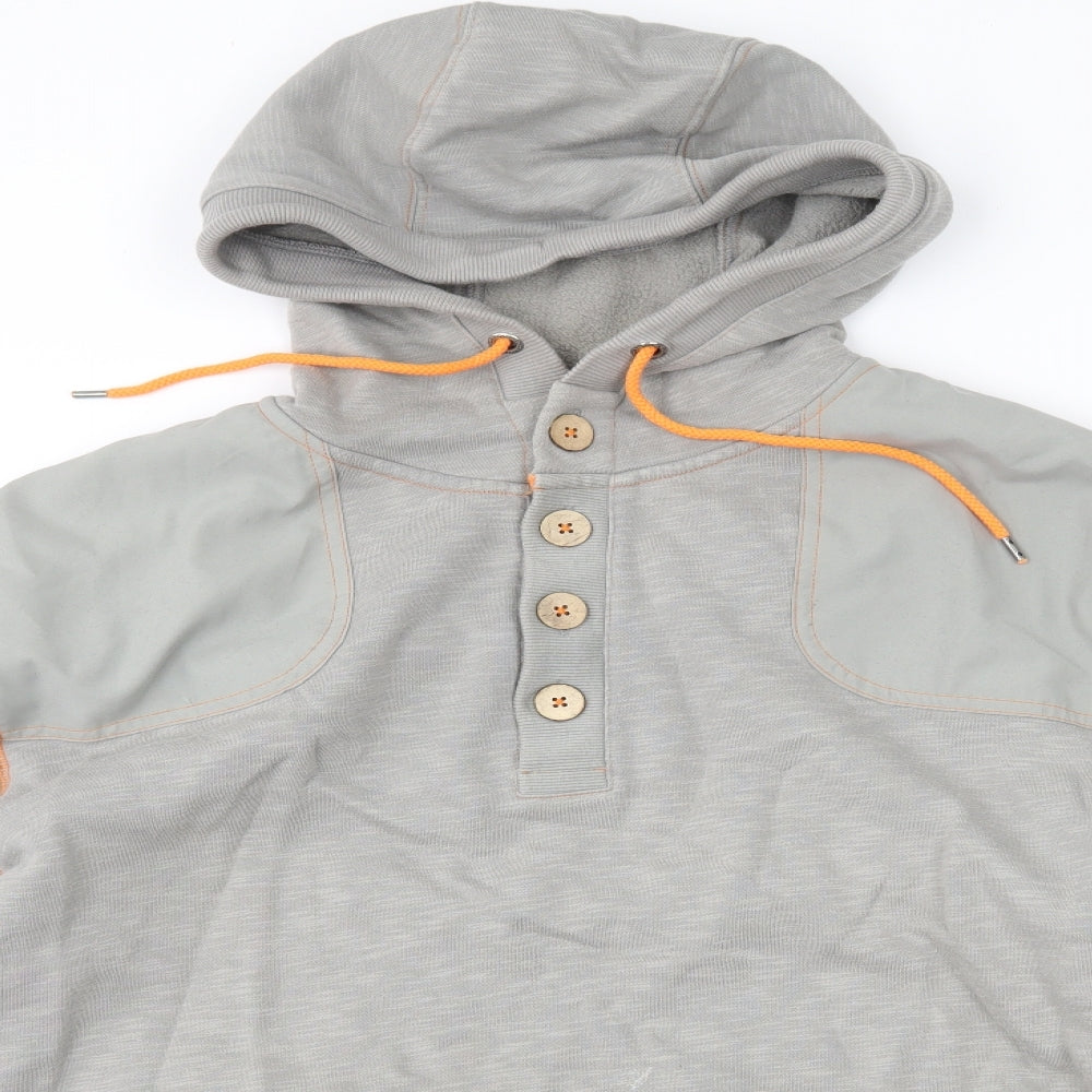 Rockport Mens Grey   Pullover Hoodie Size 2XL