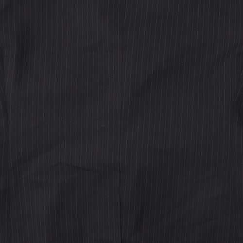 Taylor & Wright Mens Black Striped  Jacket Suit Jacket Size 44