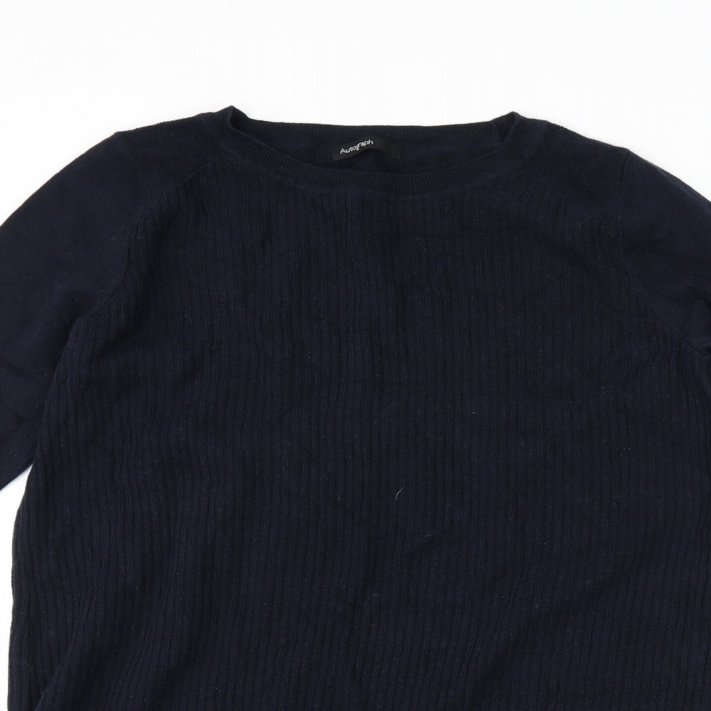 Marks and Spencer Womens Blue   Jumper Dress  Size 16