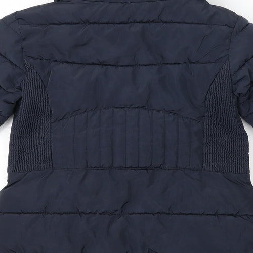 NEXT Girls Blue   Puffer Jacket Coat Size 6 Years