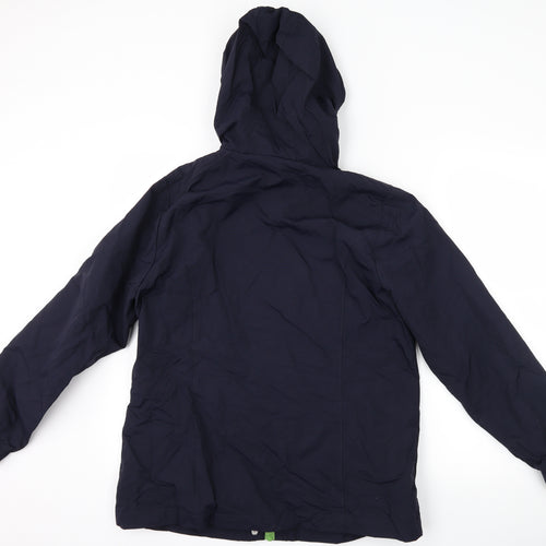 Per Una Womens Blue   Rain Coat Coat Size 12