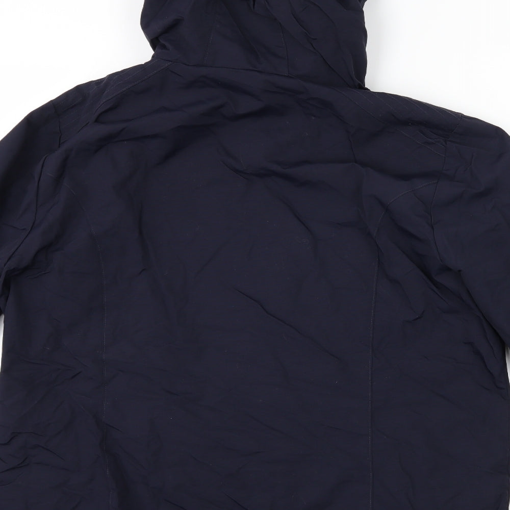 Per Una Womens Blue   Rain Coat Coat Size 12