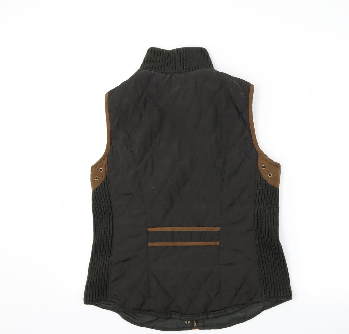 Zara Womens Black   Gilet Coat Size L