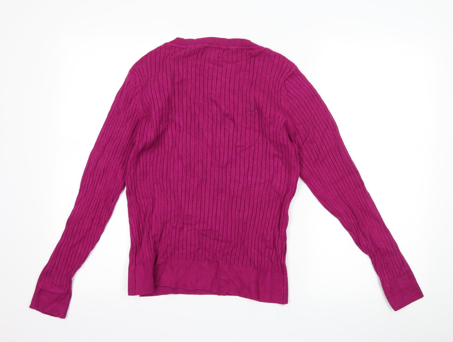 New Look Womens Purple  Knit Pullover Jumper Size 16