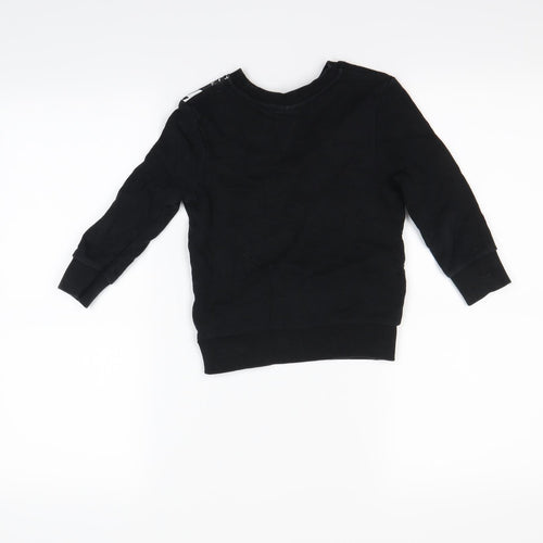 George  Girls Black   Pullover Jumper Size 2-3 Years