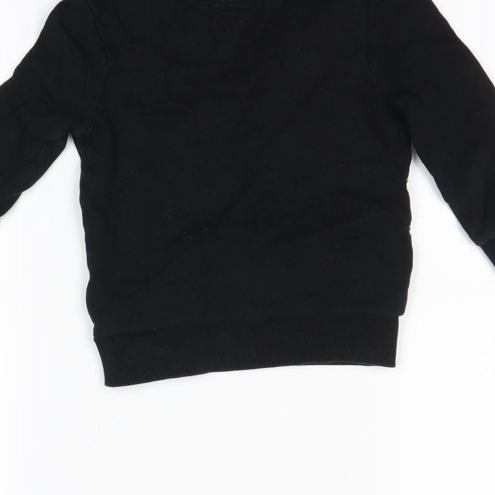 George  Girls Black   Pullover Jumper Size 2-3 Years