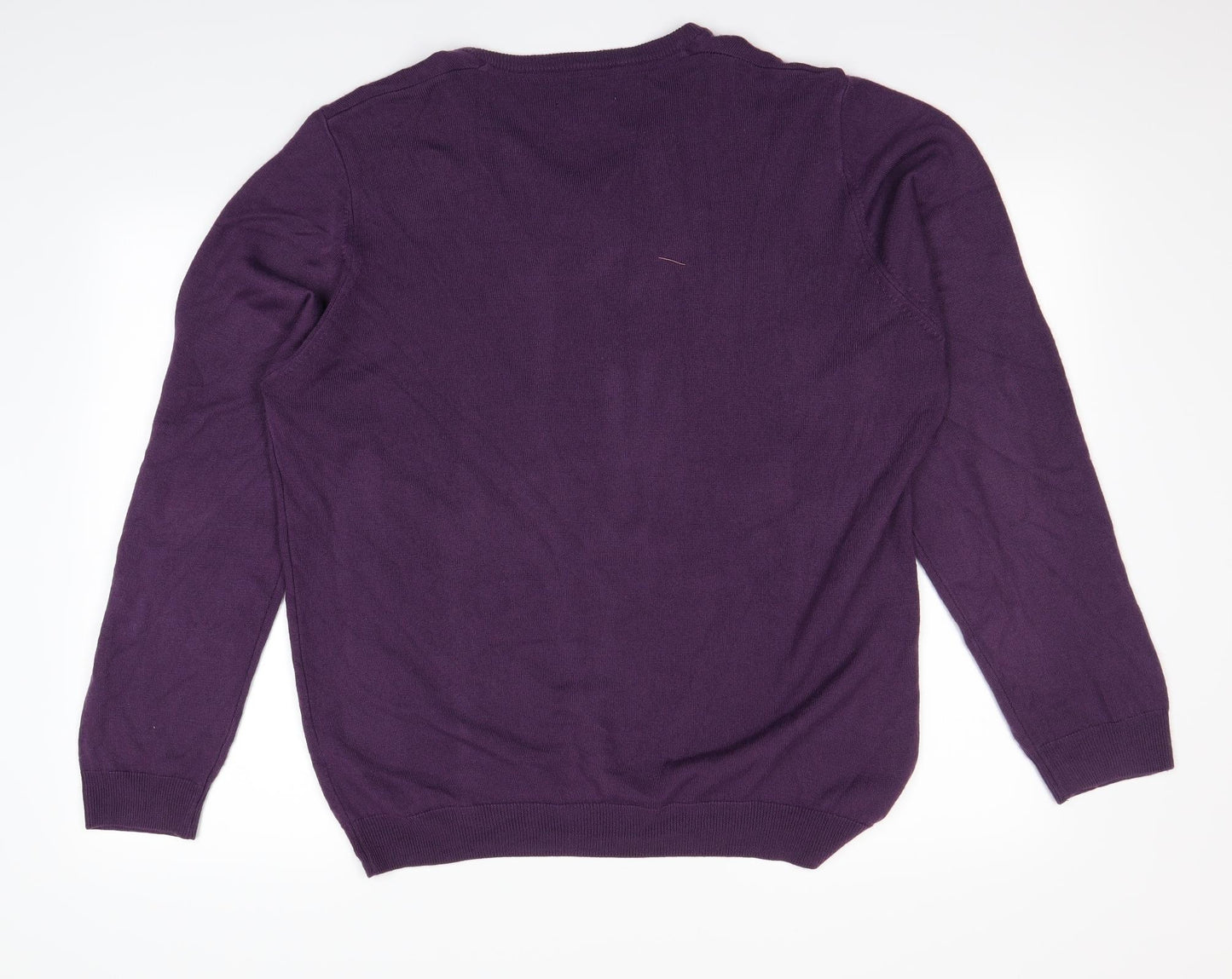 M&S  Mens Purple   Pullover Sweatshirt Size XL