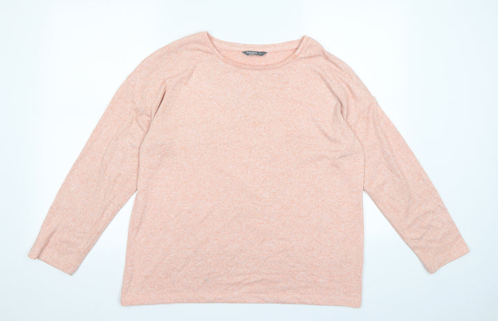 Nutmeg Womens Pink Pullover Sweatshirt Size 12