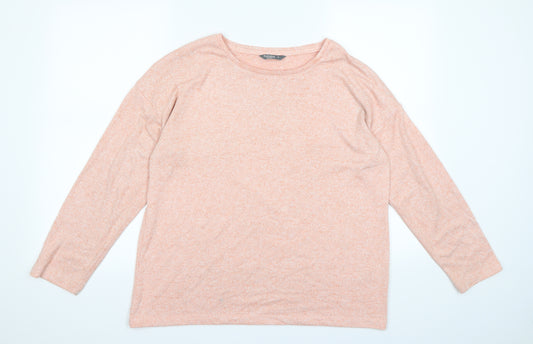 Nutmeg Womens Pink   Pullover Sweatshirt Size 12