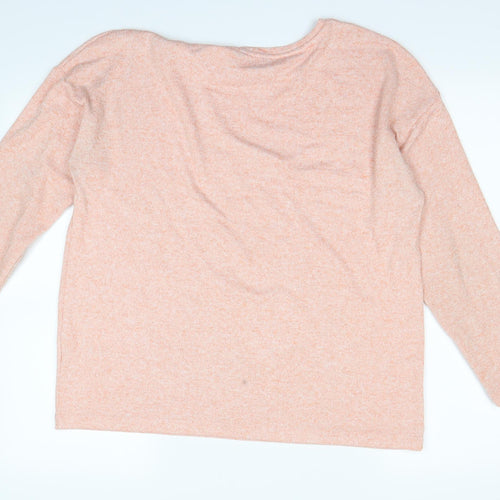 Nutmeg Womens Pink   Pullover Sweatshirt Size 12