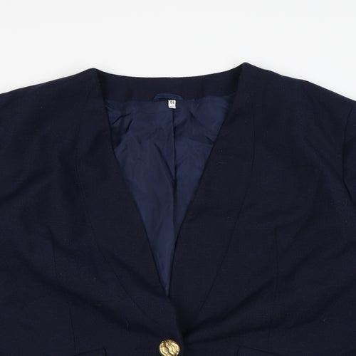 Preworn Womens Blue   Jacket  Size 10