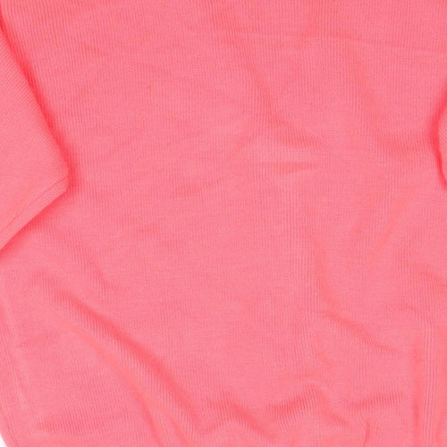 Perry Gold Womens Pink   Cardigan Jumper Size L