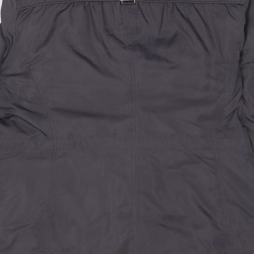 RJR.John Rocha Womens Blue   Rain Coat Coat Size 14