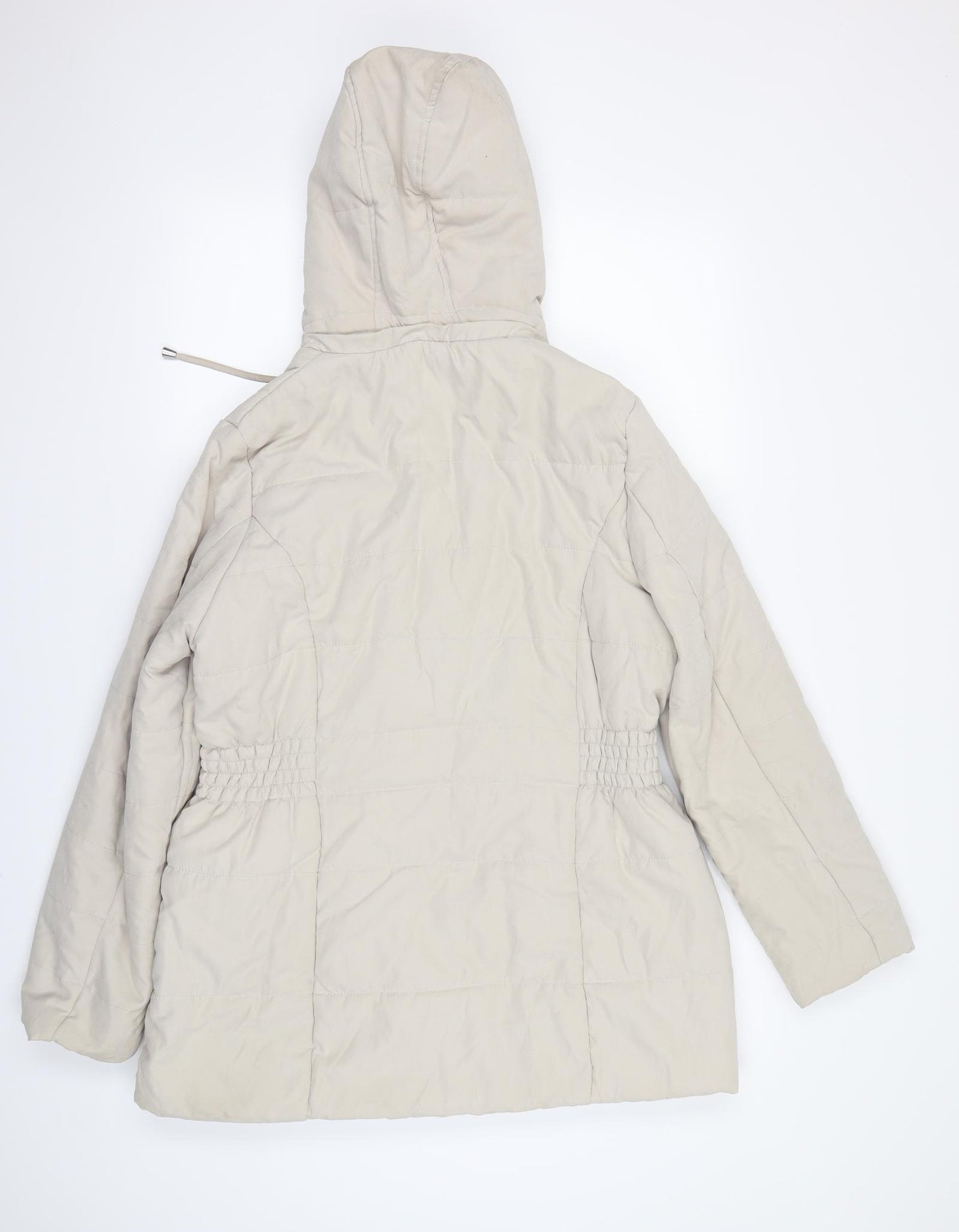 Roman Womens Beige   Rain Coat Coat Size 16