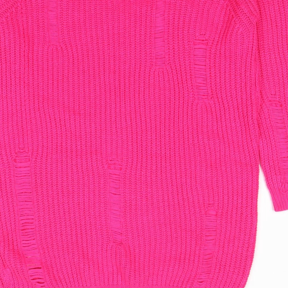 Cameo Rose Womens Pink   Pullover Jumper Size 12  - Ruched