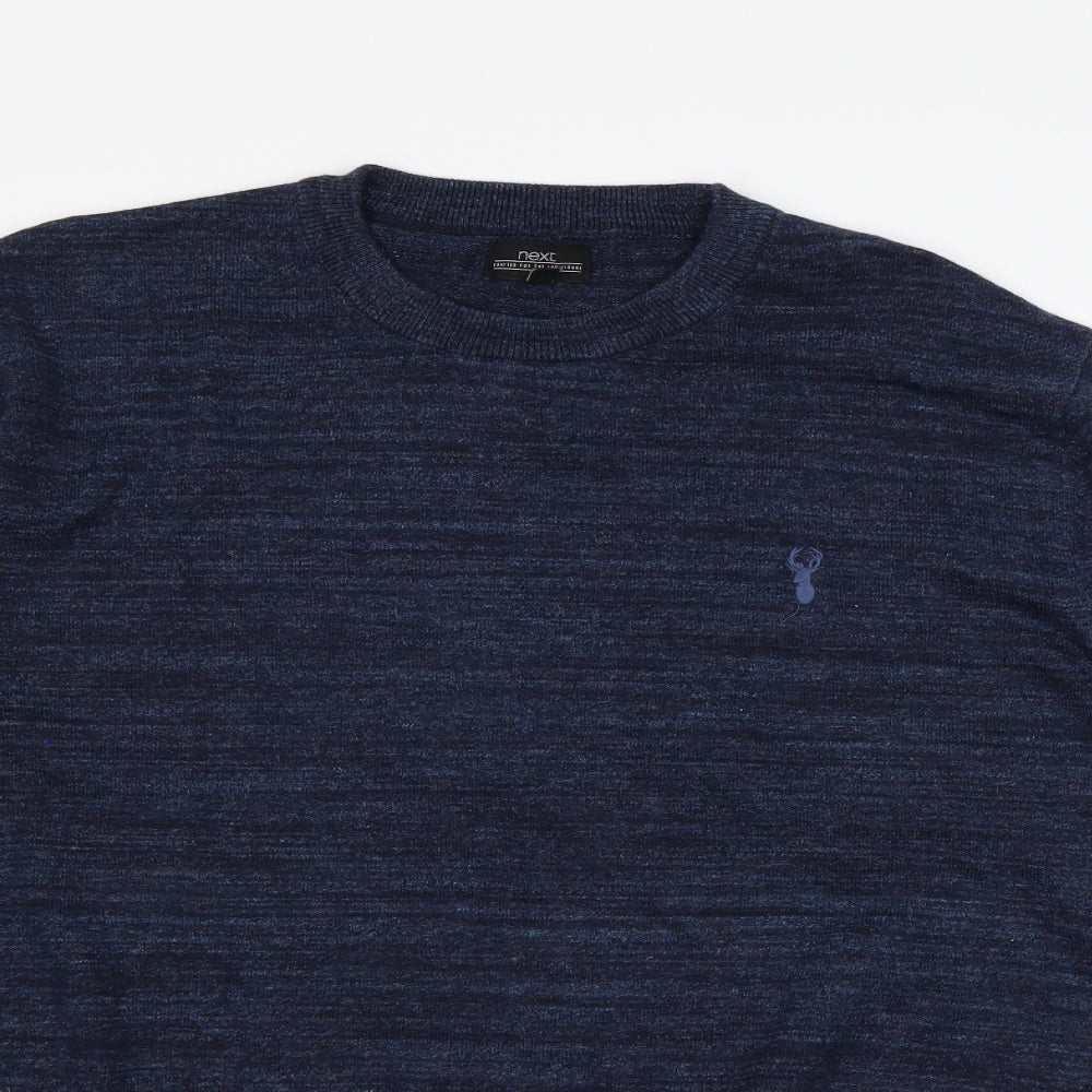 Next  Mens Blue   Pullover Jumper Size L