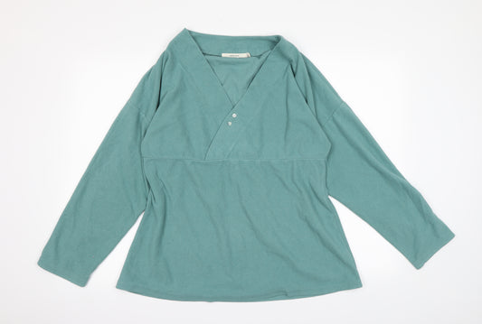 Womens secrets Womens Green   Pullover Sweatshirt Size XL