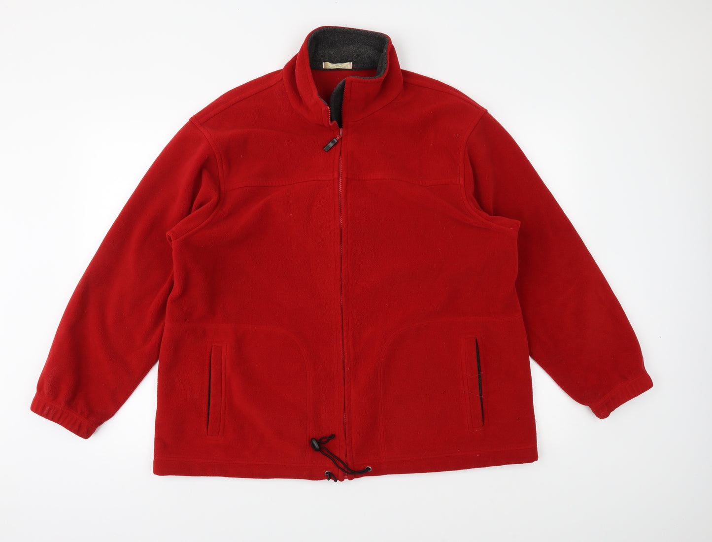 Marks and Spencer Womens Red  Fleece Jacket  Size 18