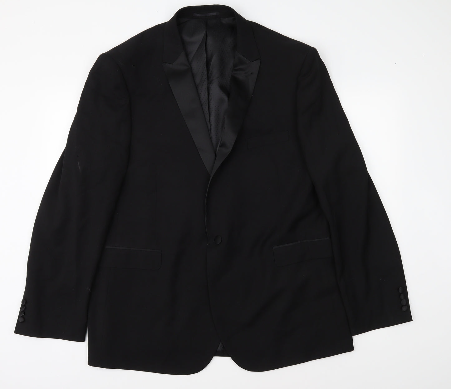 Taylor & Wright Mens Black   Tuxedo Suit Jacket Size 48