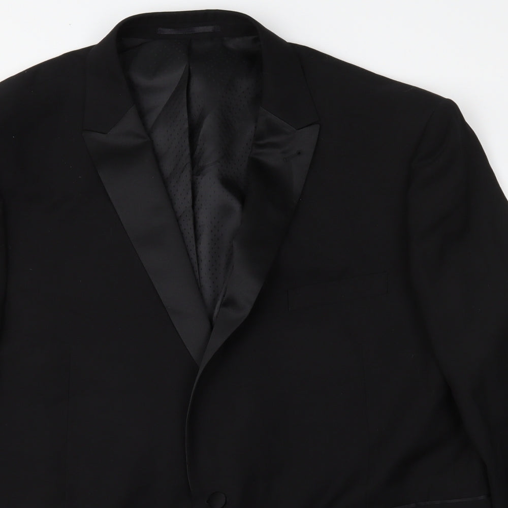 Taylor & Wright Mens Black   Tuxedo Suit Jacket Size 48