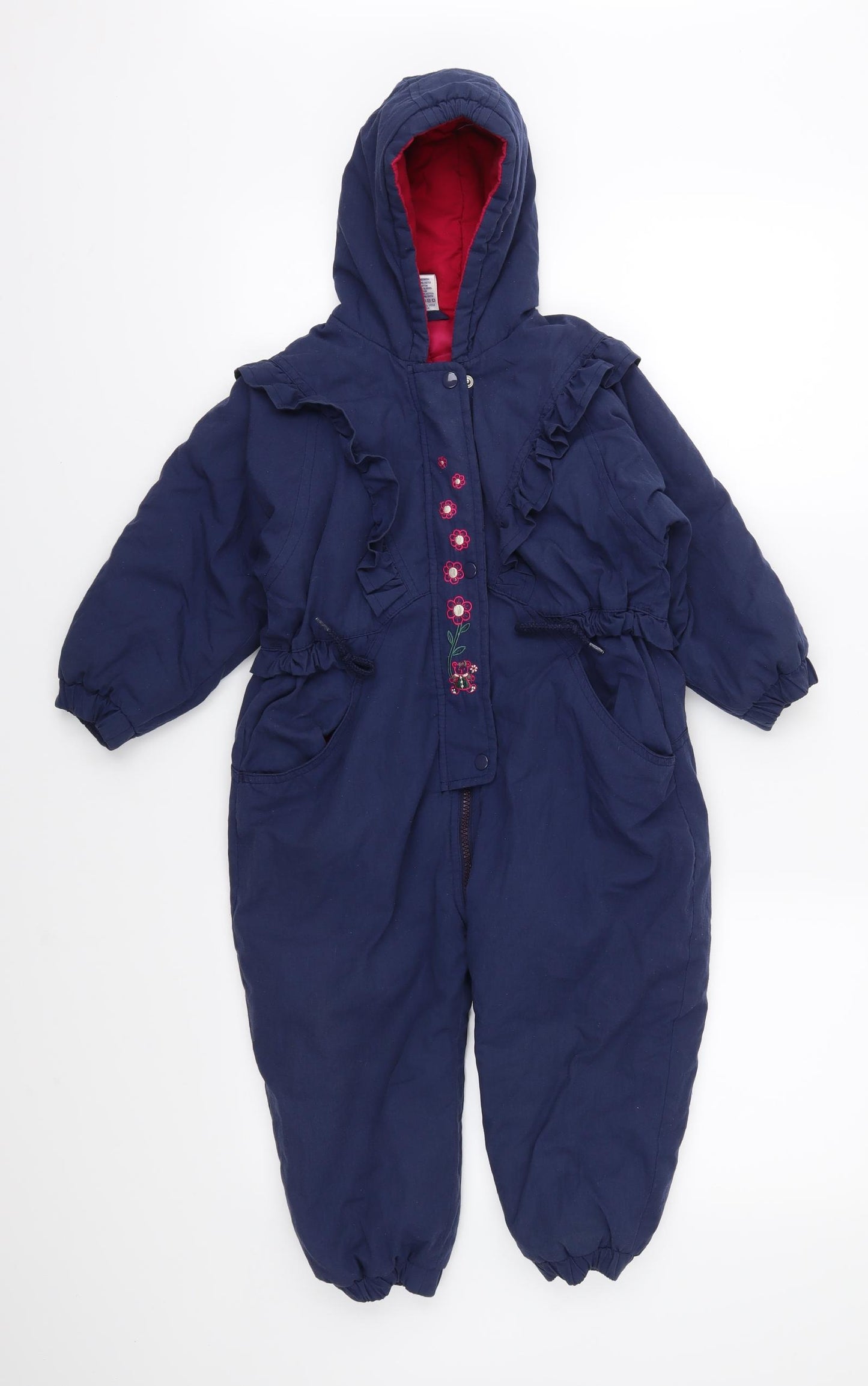 Bright Future Girls Blue   Basic Coat Snowsuit Size 2-3 Years