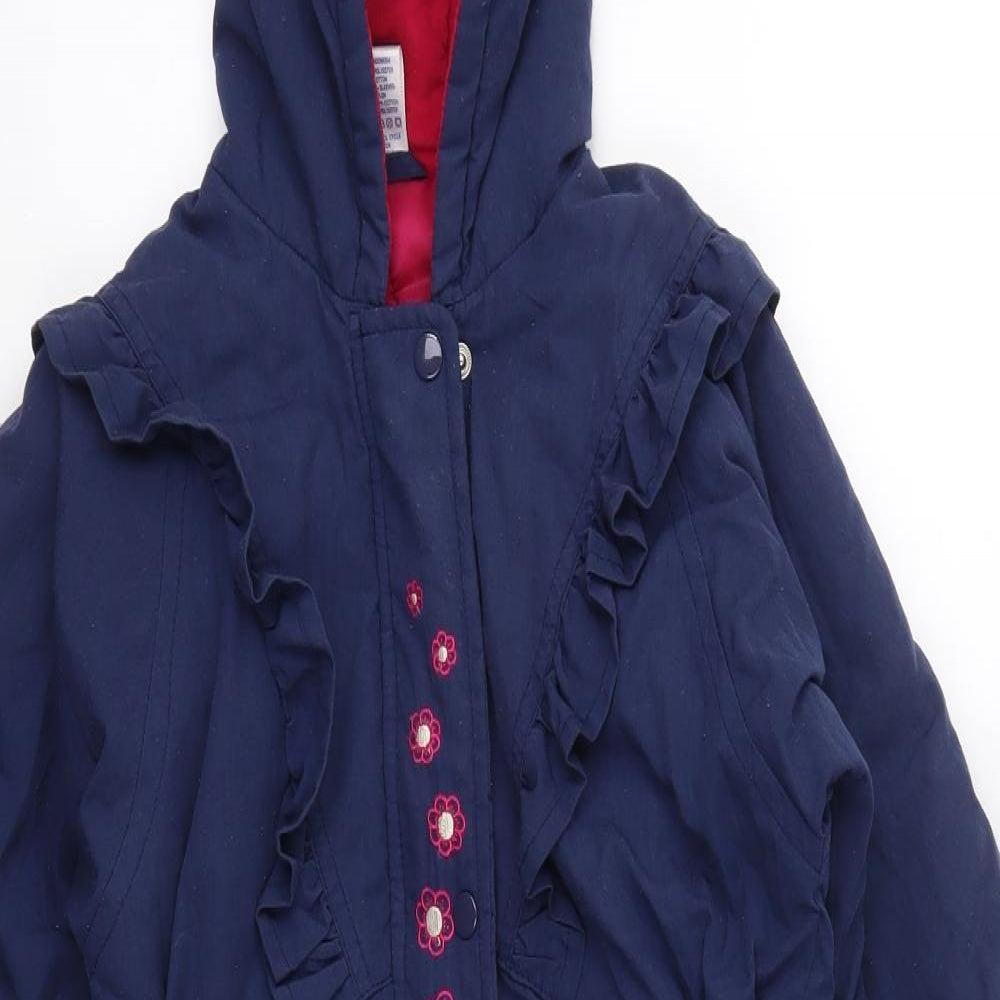 Bright Future Girls Blue   Basic Coat Snowsuit Size 2-3 Years