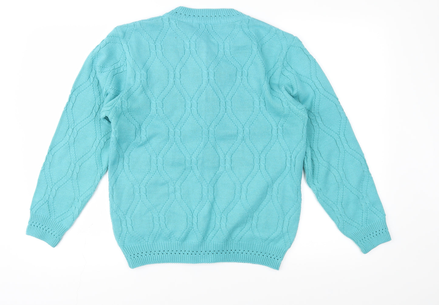 Beaumonde Womens Green  Knit Cardigan Jumper Size 14