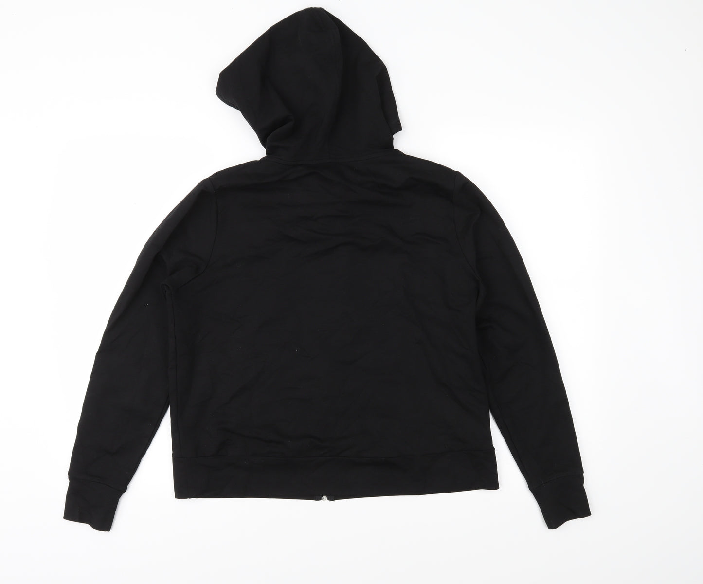 Marks and Spencer Womens Black   Full Zip Hoodie Size 14