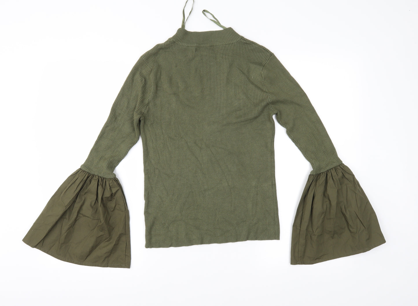 Primark Womens Green  Knit Pullover Jumper Size M