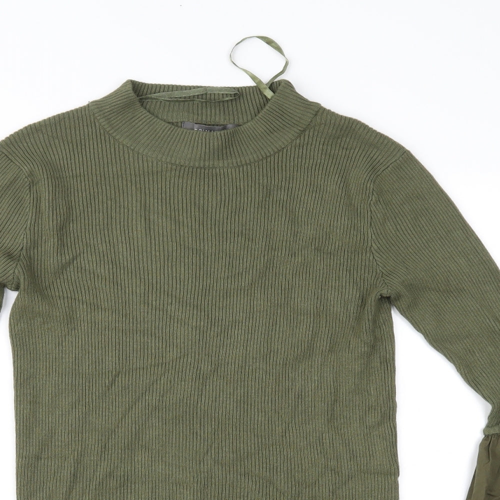 Primark Womens Green  Knit Pullover Jumper Size M
