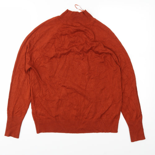 M&Co Womens Brown  Knit Pullover Jumper Size 12