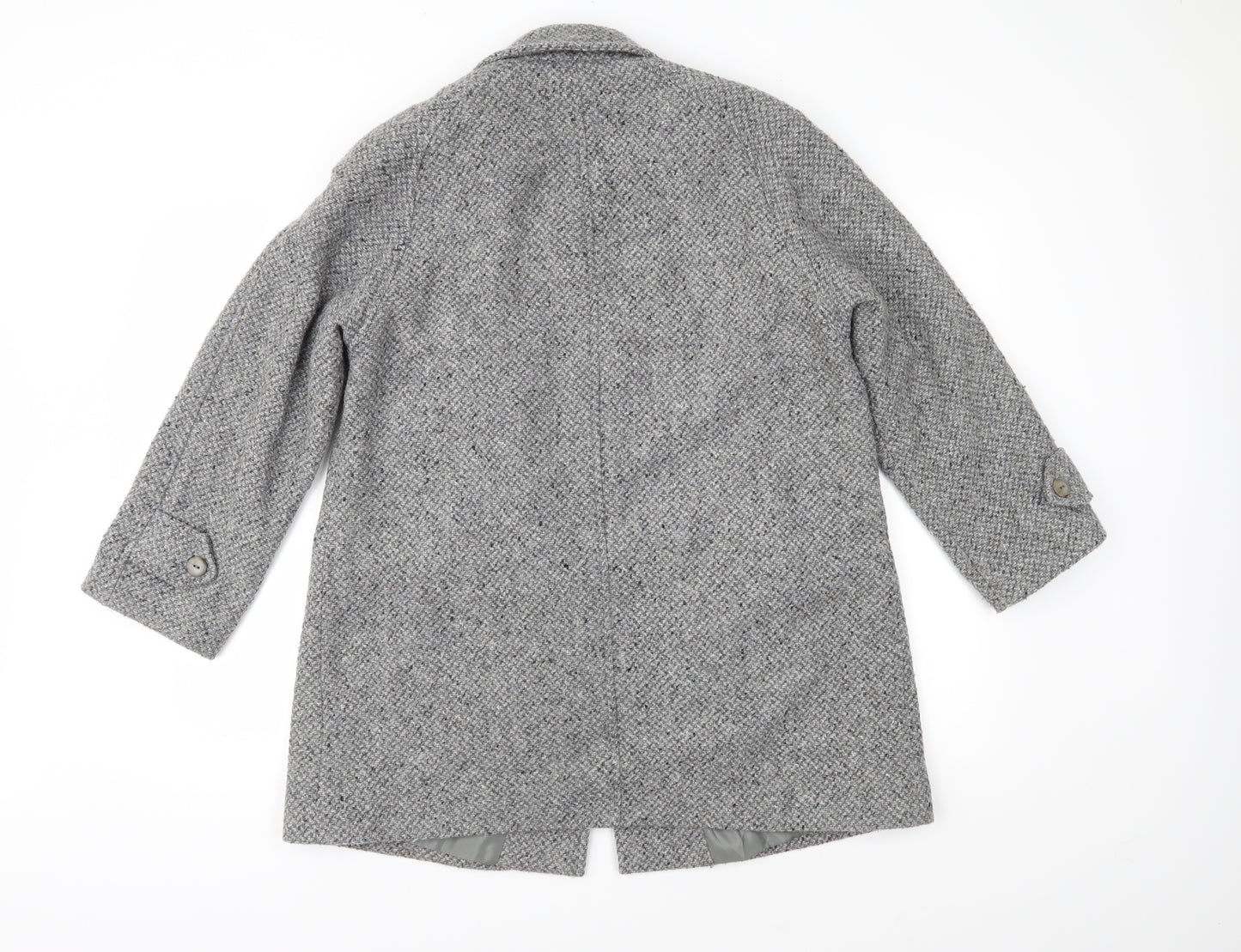 Lady Line Womens Grey   Overcoat Coat Size 10