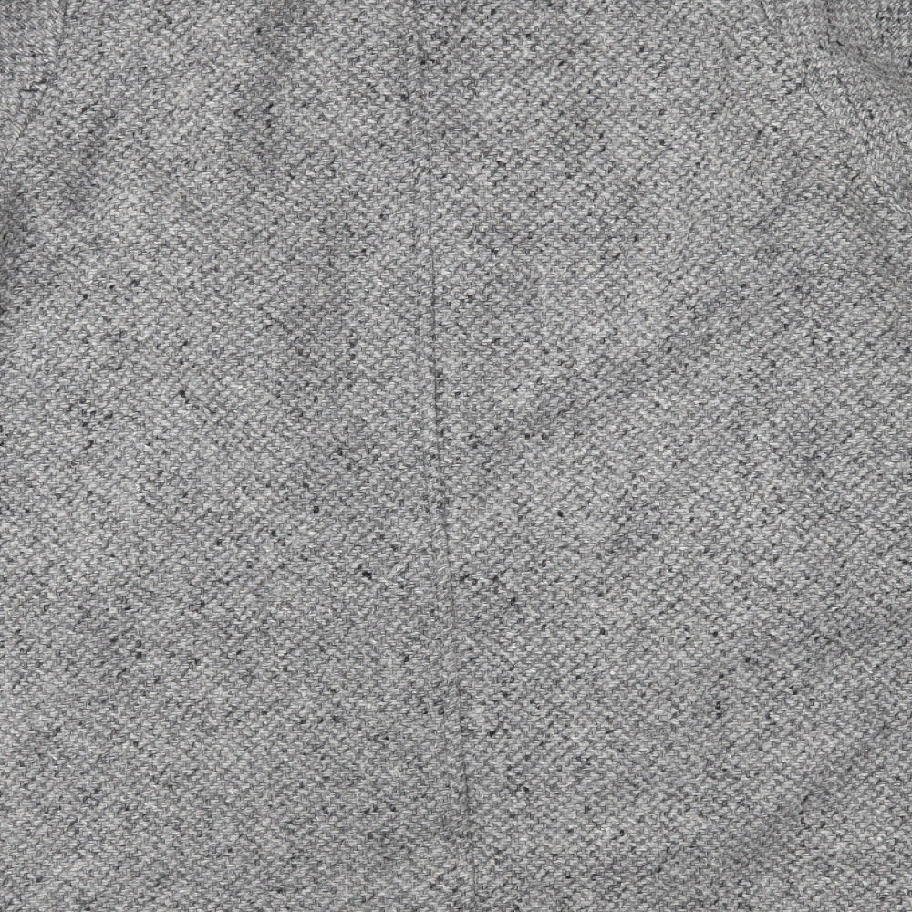 Lady Line Womens Grey   Overcoat Coat Size 10