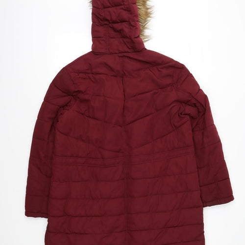 George Womens Blue   Parka Coat Size 16