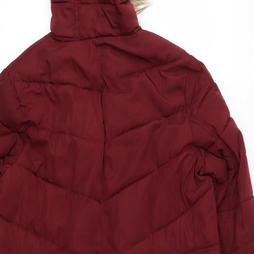 George Womens Blue   Parka Coat Size 16