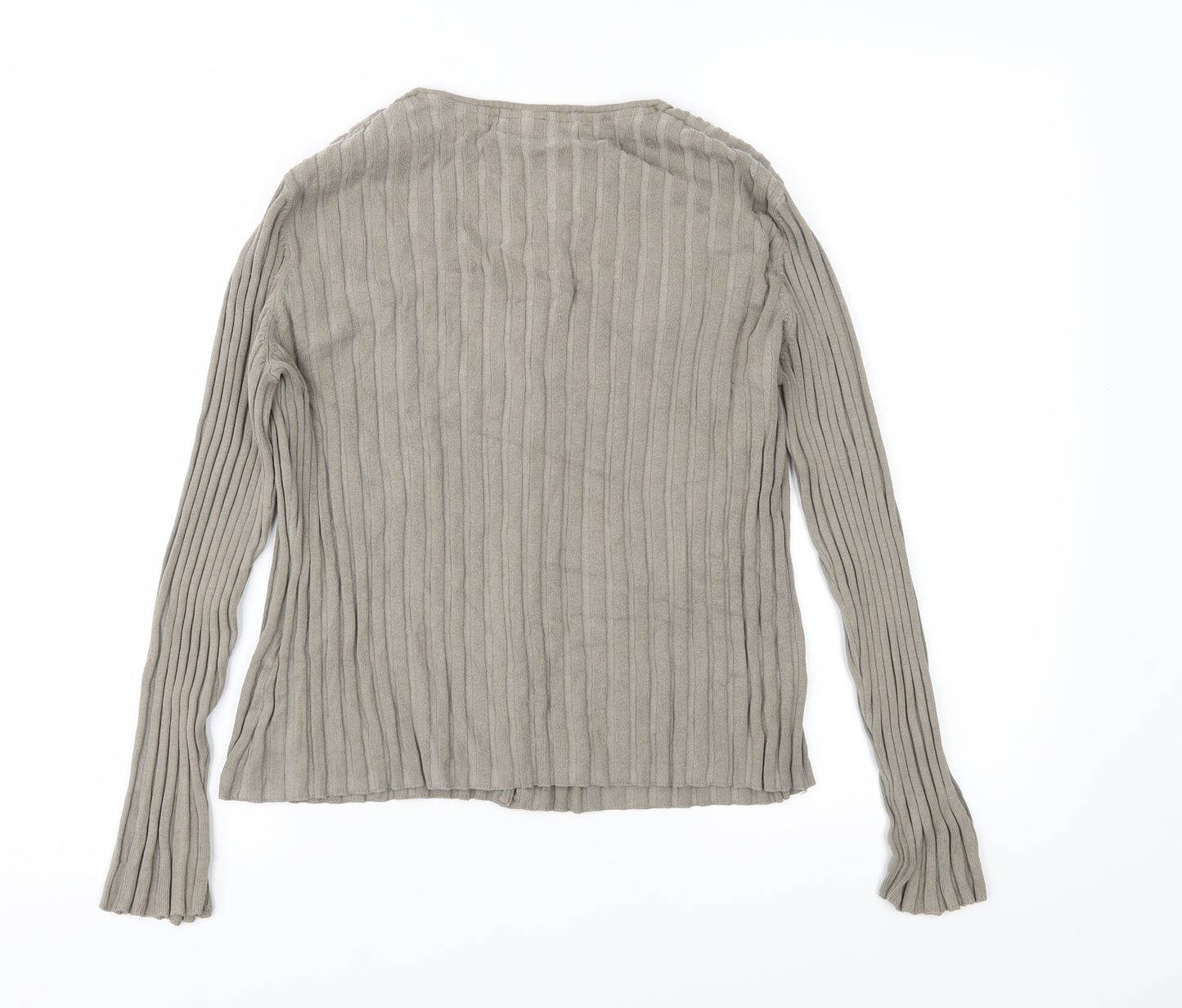Principles Womens Brown  Knit Cardigan Jumper Size 16