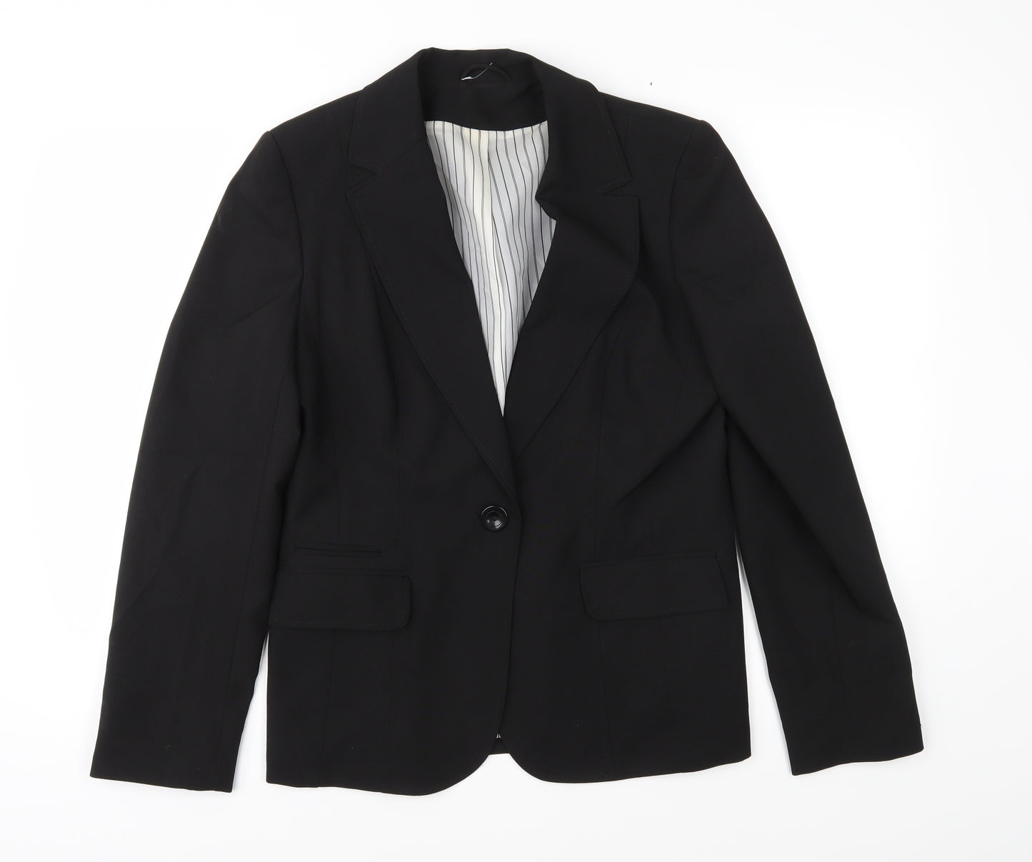 Dorothy Perkins Womens Black   Jacket Suit Jacket Size 14