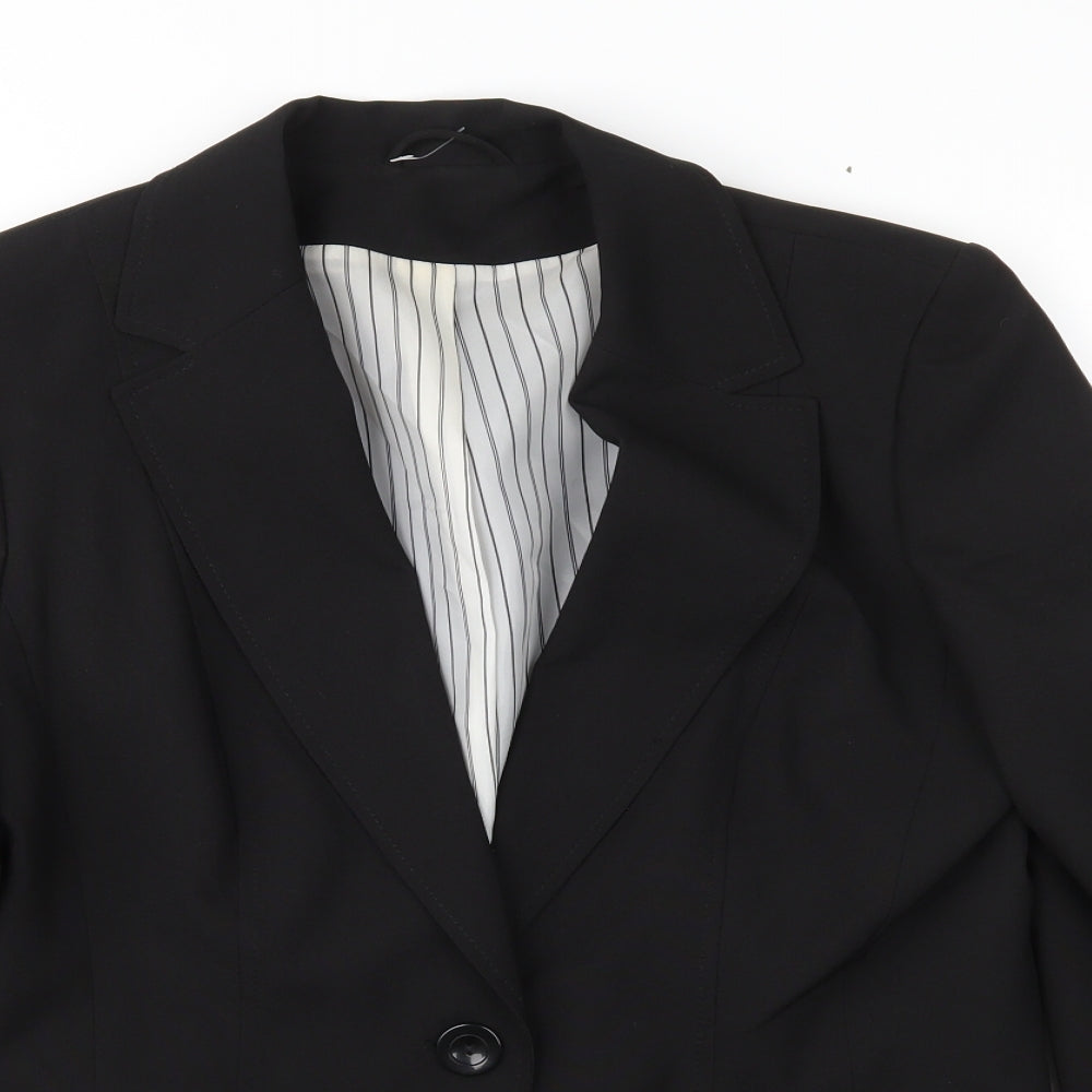Dorothy Perkins Womens Black   Jacket Suit Jacket Size 14