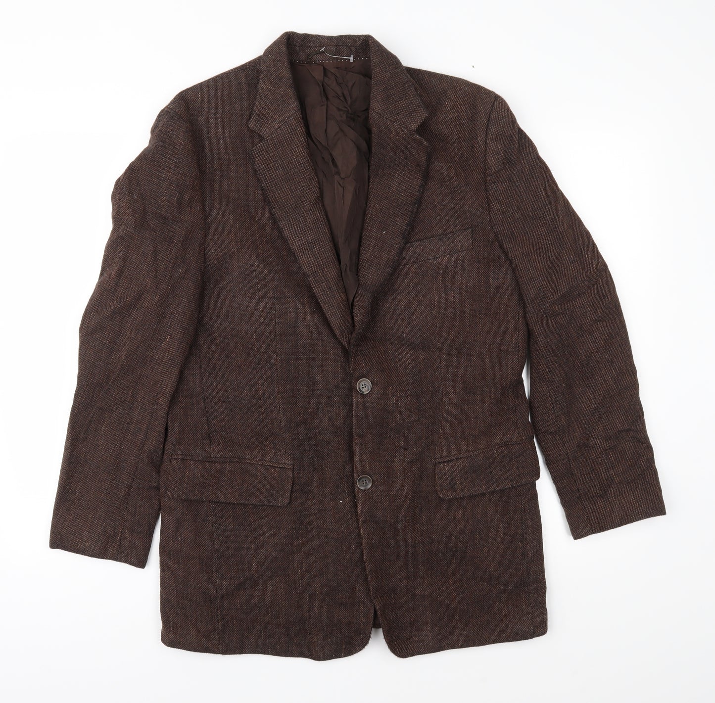 BARUTTI Mens Brown   Jacket Sport Coat Size 40