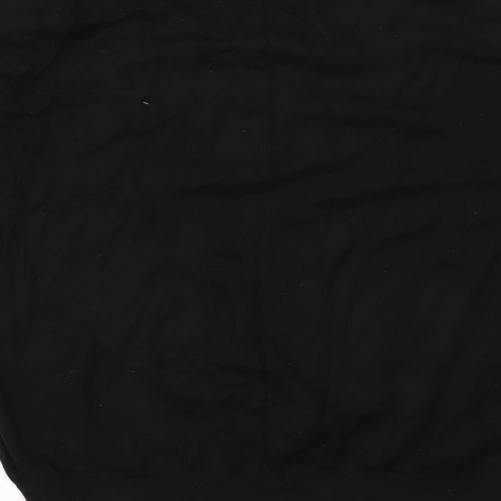 Wallis Womens Black  Knit Pullover Jumper Size 14