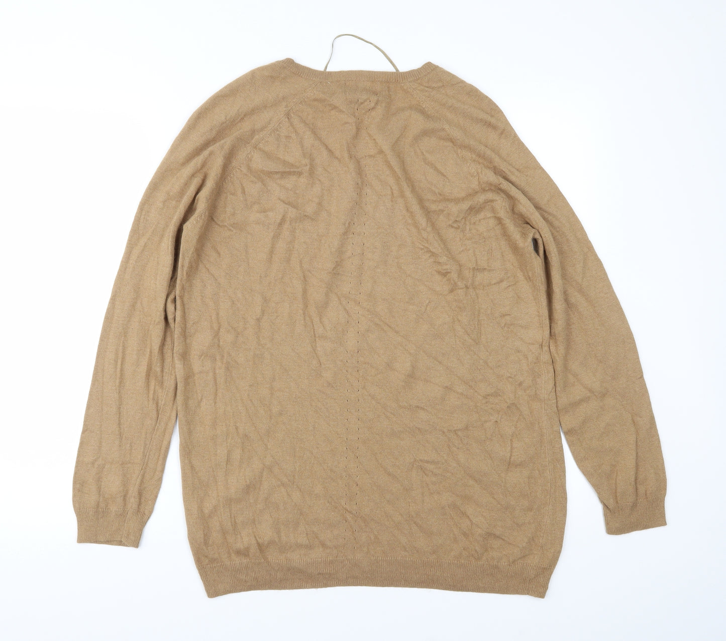 NEXT Womens Brown  Knit Pullover Jumper Size 14