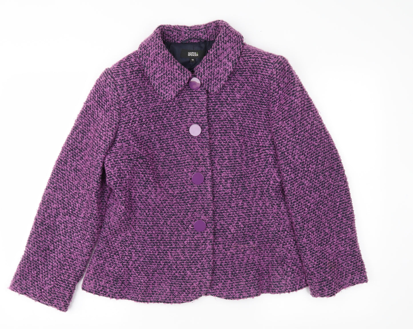 Marks and Spencer Womens Pink   Jacket Coat Size 12
